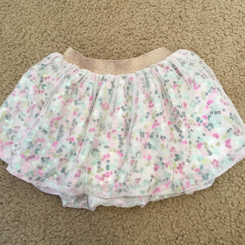 3/$12 Cat and Jack Sequin Bubble Skirt
